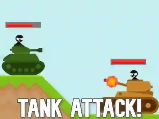 Игра Stickman Tanks онлайн