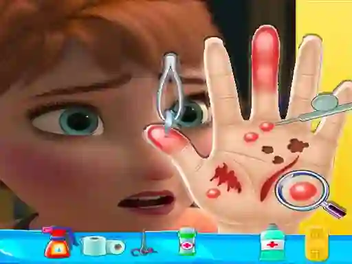 Игра Anna hand doctor онлайн