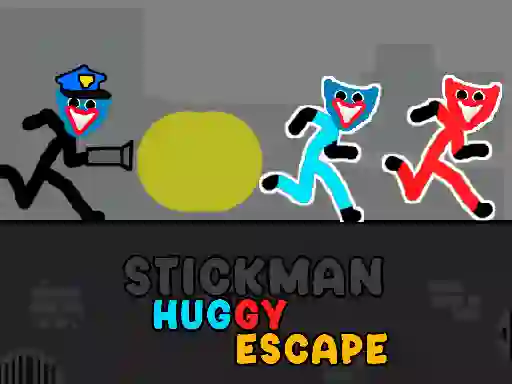 Игра Stickman Huggy Escape онлайн