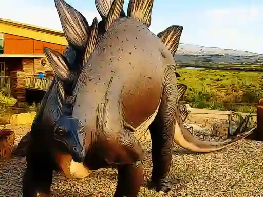 Игра Stegosaurus Dinosaur Jigsaw онлайн