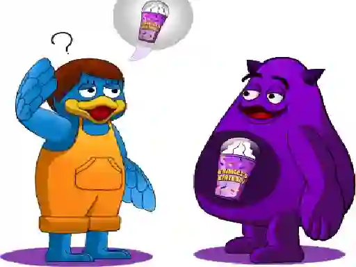 Игра Grimace Monster Dop Story онлайн