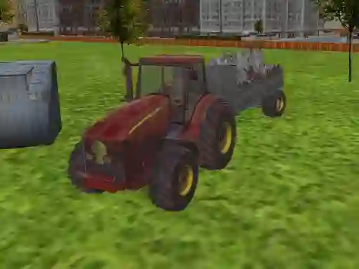 Игра 3D city tractor garbage sim онлайн