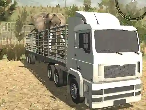 Игра Offroad Truck Animal Transporter онлайн