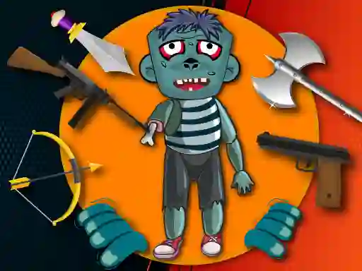 Игра Kick The Zombie онлайн