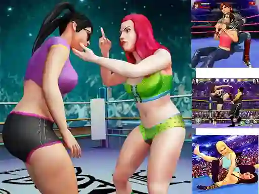 Игра Real women wrestling Ring fighting онлайн