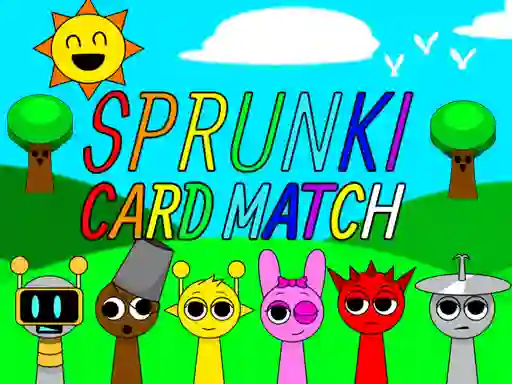 Игра Sprunki Card Match онлайн