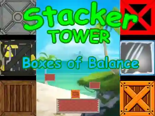 Игра Stacker Tower Boxes of Balance онлайн