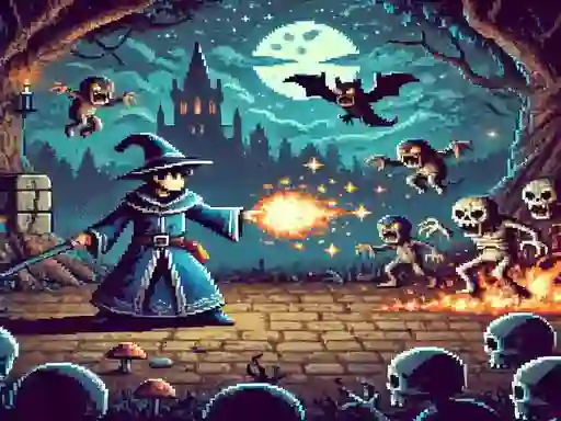 Игра Pixel Wizard онлайн