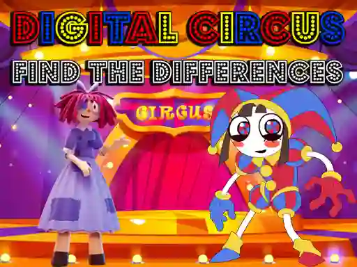 Игра Digital Circus Find The Differences онлайн