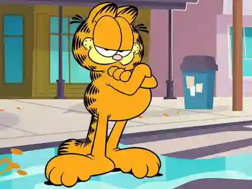 Игра Garfield Jigsaw Puzzle онлайн