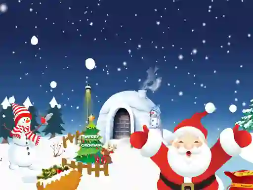 Игра Happy Christmas Slide онлайн