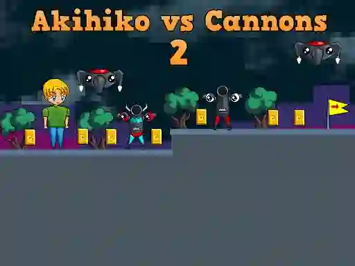 Игра Akihiko vs Cannons 2 онлайн