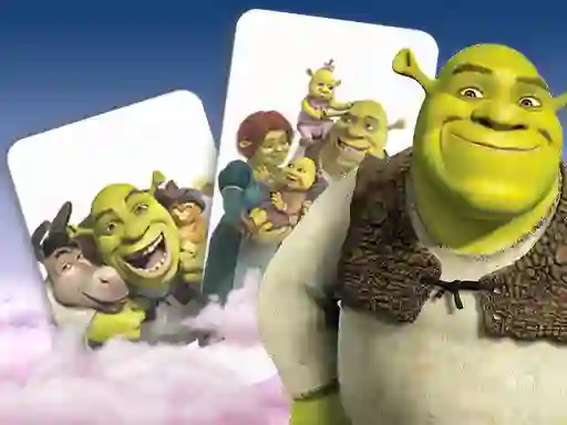 Игра Shrek Memory Card Match онлайн
