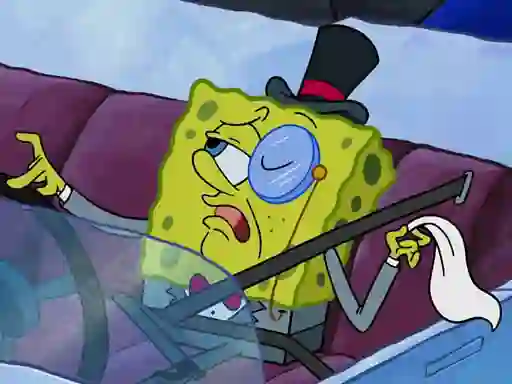 Игра Spongebob Driving Test Hidden онлайн