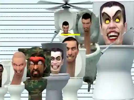 Игра Skibidi Toilet Five Difference онлайн