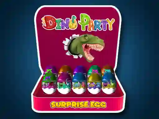 Игра Surprise Egg: Dino Party онлайн