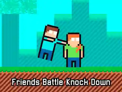 Игра Friends Battle Knock Down онлайн
