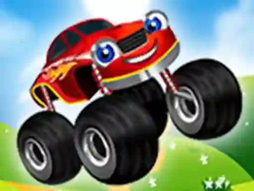 Игра Monster Trucks Kids Racing онлайн