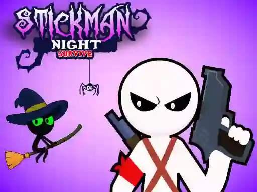 Игра Stickman Night Survive онлайн