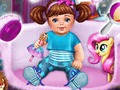 Игра День ухода за маленькой принцессой онлайн