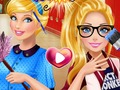 Игра Соперничество Золушки и Барби онлайн