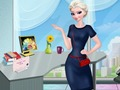 Игра Эльза: Костюм для работы онлайн