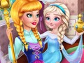 Игра Ледяная королева: Шалости с няней онлайн