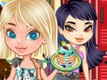 Игра Девочки едят блины онлайн