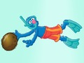 Игра Улица Сезам: Подводная раковина или поплавок онлайн