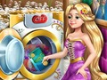 Игра Златовласая принцесса: День стирки онлайн