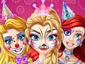 Игра Раскраска лица на день рождение онлайн