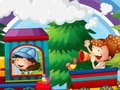 Игра Буквенный поезд онлайн