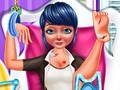 Игра Операция на ноге Леди Баг онлайн