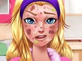Игра Проблема с лицом Барби  онлайн