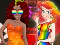 Игра День радуги для принцесс онлайн