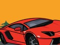 Игра Ламборджини: Книжка раскраска онлайн