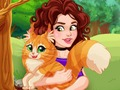 Игра Оливия приручает кошку онлайн