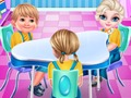 Игра Замороженная школа онлайн