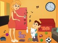Игра Мультипликационная комната детей онлайн