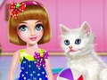 Игра Китти: уход и стрижка онлайн