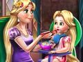 Игра Рапунцель: кормление малышки онлайн