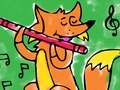 Игра Музыкальная книжка-раскраска онлайн