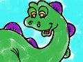 Игра Книжка-раскраска динозавра онлайн