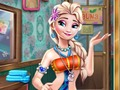 Игра Ледяная королева: Флирт в сауне онлайн