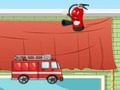 Игра Пожарная машина сумасшедшая гонка онлайн