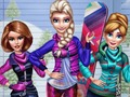 Игра Зимняя лыжная поездка онлайн