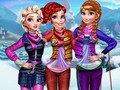 Игра Женская зимняя мода онлайн
