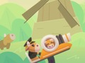 Игра Детская пусковая установка коровы онлайн