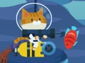 Игра Кошка ловит рыбу онлайн