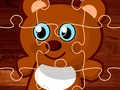 Игра Мультяшный мишка пазл онлайн